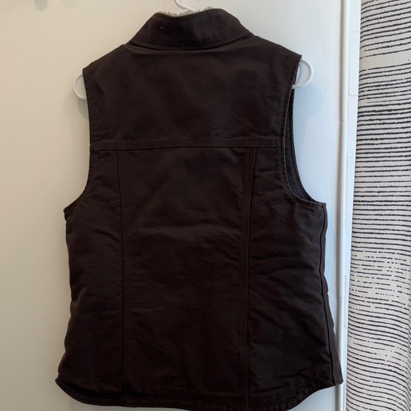 Carhartt Women’s Mock Neck Sherpa Lined Vest - Picture 6 of 11